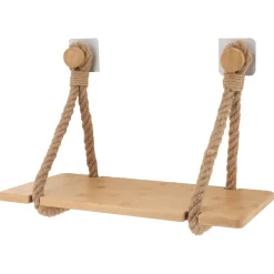 TENDANCE Etagère adhésive bambou (40 x H20 cm) Cordes Naturel Best