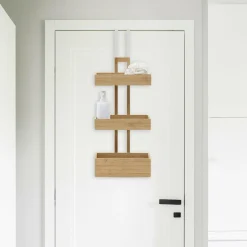 ATMOSPHERA Etagère de porte 3 niveaux (H74 cm) Bambou Naturel New