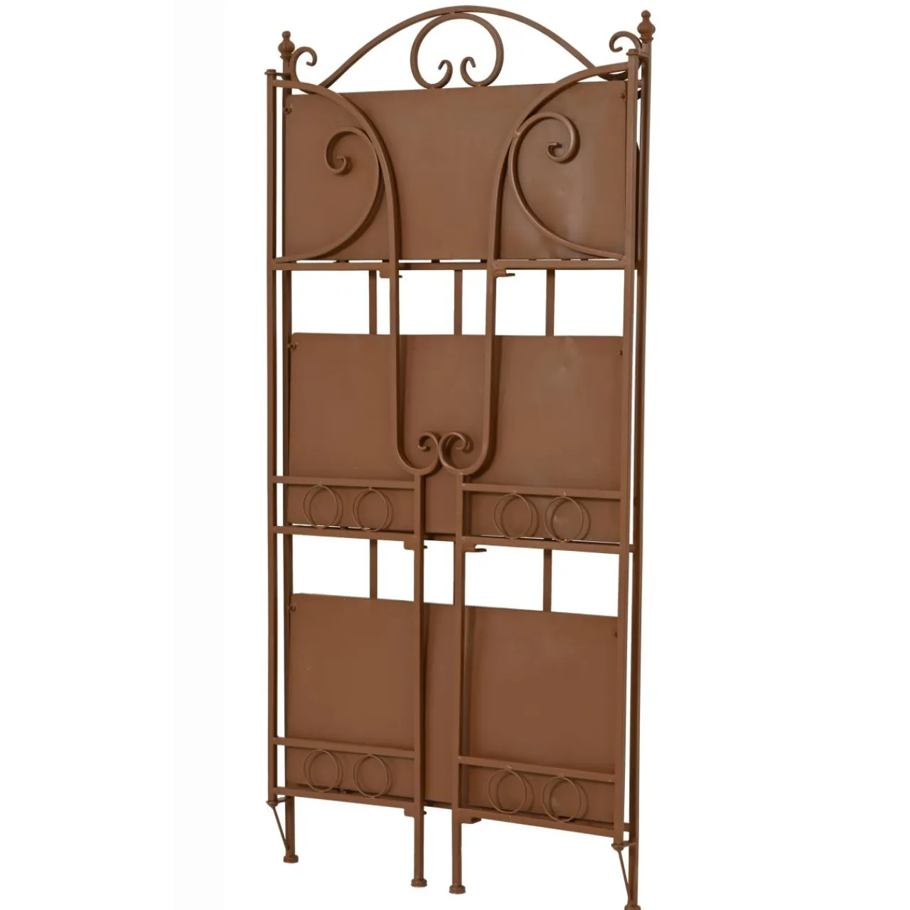 EMINZA Etagère à fleurs d'extérieur pliable en mosaïque (H118 cm) Madrid Marron Hot