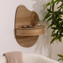 ATMOSPHERA Etagère murale chevet (39 x H49 cm) Giuseppe Bois Outlet