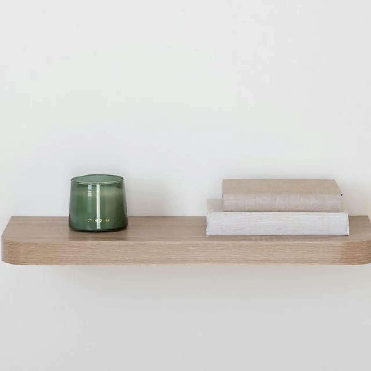 5 Five Simply Smart Etagère murale en bois (60 cm) Coins arrondis Fixy Naturel Discount