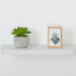 5 Five Simply Smart Etagère murale en bois (60 cm) Coins arrondis Fixy he Blanc Clearance