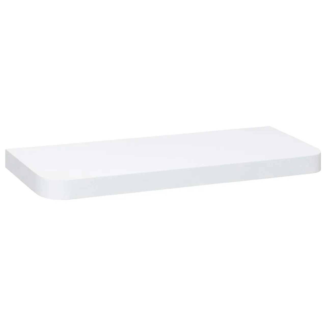 5 Five Simply Smart Etagère murale en bois (60 cm) Coins arrondis Fixy he Blanc Clearance