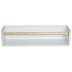 EMINZA Etagère murale enfant bois 1 niveau (H12 cm) Zoa he Blanc