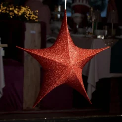 KAEMINGK Etoile de Noël à suspendre (D80 cm) Christmas Rouge Outlet