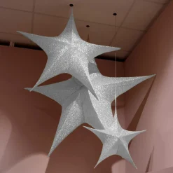 KAEMINGK Etoile de Noël à suspendre (D180 cm) Christmas Argent Clearance