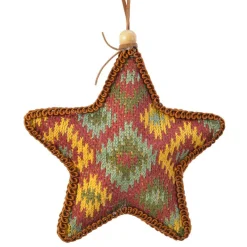 KAEMINGK Etoile de Noël à suspendre (H12 cm) Bohème Marron Outlet