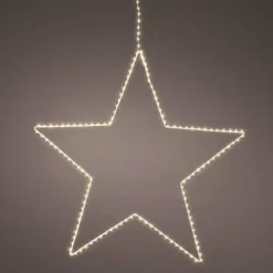 EMINZA Etoile lumineuse à suspendre 130 LED (D38 cm) Kais Blanc chaud Outlet