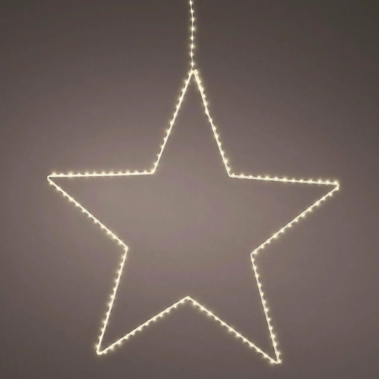 EMINZA Etoile lumineuse à suspendre 130 LED (D38 cm) Kais Blanc chaud Outlet