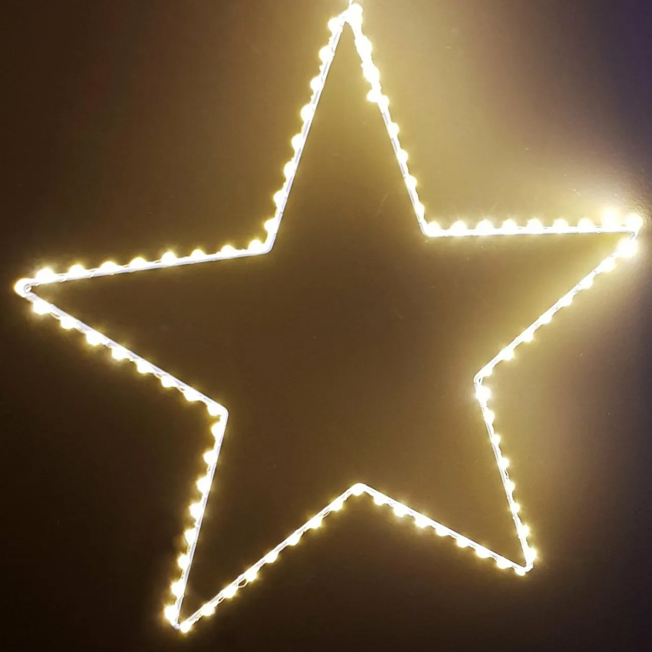 EMINZA Etoile lumineuse à suspendre 175 LED (D58 cm) Kais Blanc chaud Hot