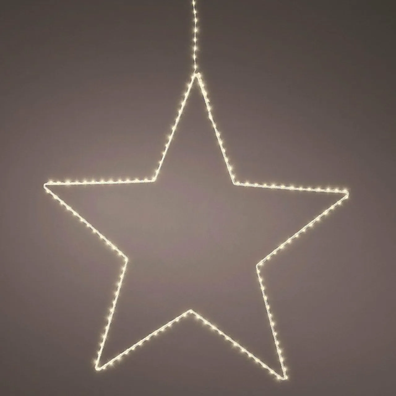 EMINZA Etoile lumineuse à suspendre 175 LED (D58 cm) Kais Blanc chaud Hot