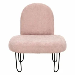 OSTARIA Fauteuil enfant velours (H50 cm) Augustin Rose Clearance