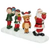 FEERIC LIGHTS Figurine pour village (H6,5 cm) Père Noël et Lutins Sale