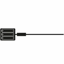 KAEMINGK Filet lumineux à piles D50 cm 84 LED Durawise Blanc chaud Discount