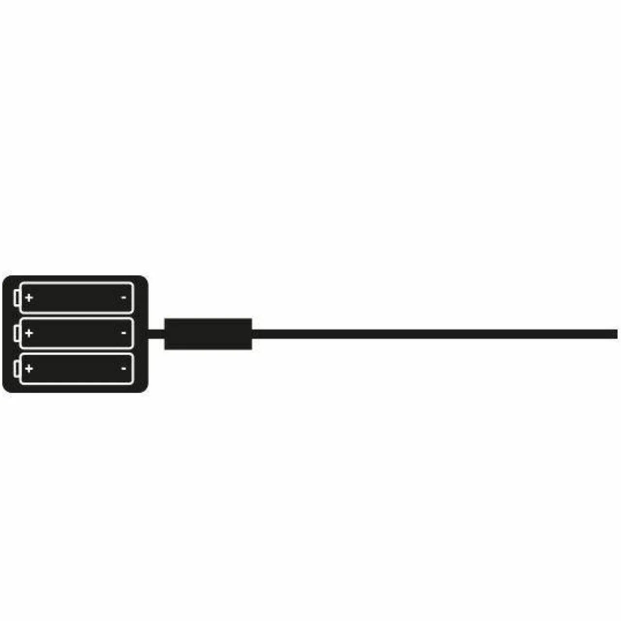 KAEMINGK Filet lumineux à piles D50 cm 84 LED Durawise Blanc chaud Discount