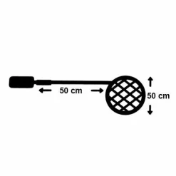 KAEMINGK Filet lumineux à piles D50 cm 84 LED Durawise Blanc chaud Discount