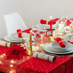 KAEMINGK Fleur décorative sur pince (D24 cm) Bella Rouge Discount