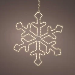 EMINZA Flocon lumineux à suspendre 335 LED (D58 cm) Everest Blanc chaud Outlet
