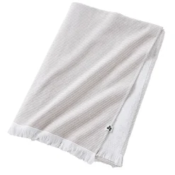 L'effet papillon Fouta coton et éponge (95 x 180 cm) Naël Corail Orange Sale