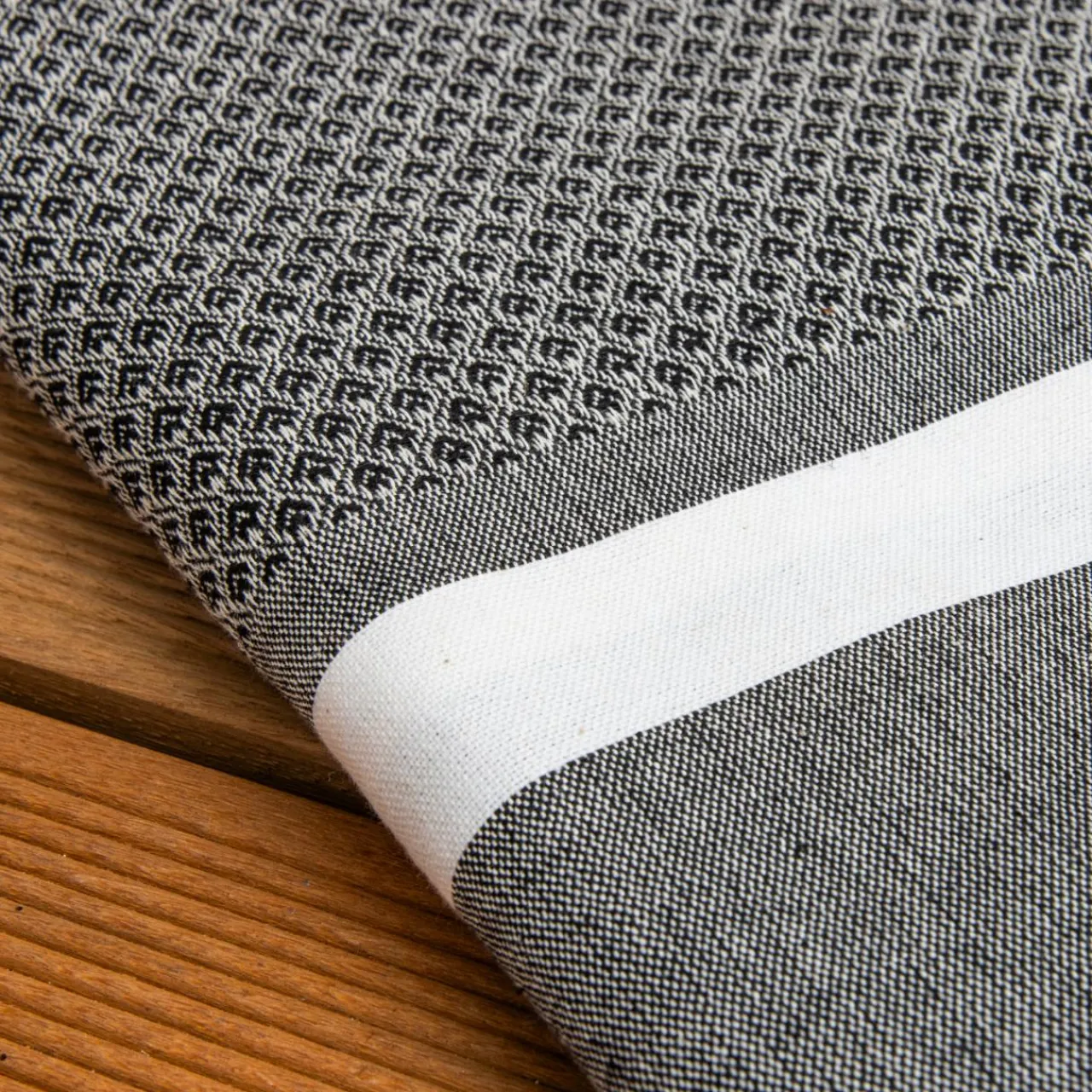 Fouta coton recyclé (100 x 200 cm) Selma e Noir Best