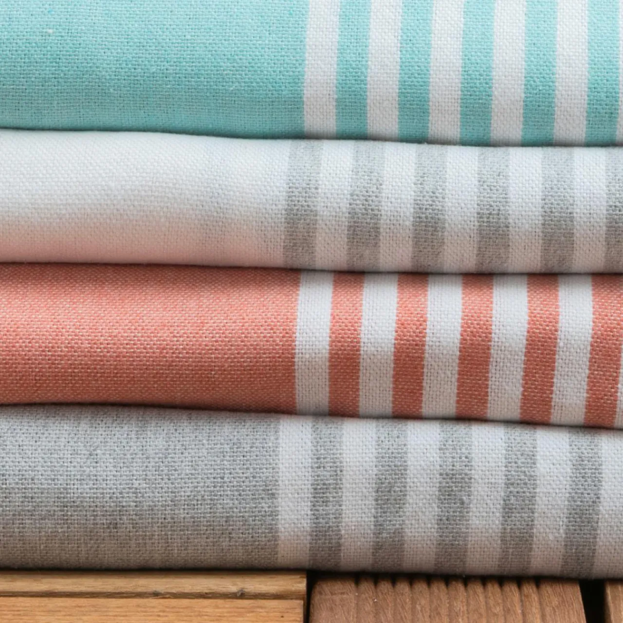Fouta coton recyclé (200 x 200 cm) Summer he Blanc New