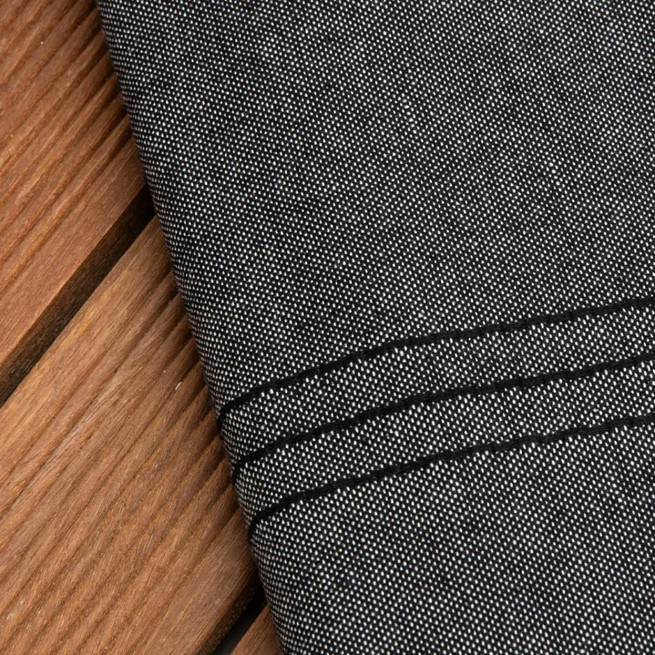 Fouta coton recyclé (100 x 200 cm) Sunshine e Noir New