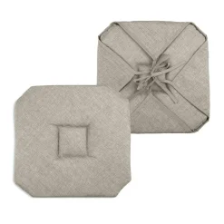 STOF Galette de chaise carrée à rabats (40 x 40 cm) Béa Taupe clair Clearance