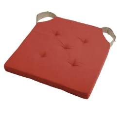 STOF Galette de chaise carrée scratch (38 x 38 cm) Duo Terracotta Sale