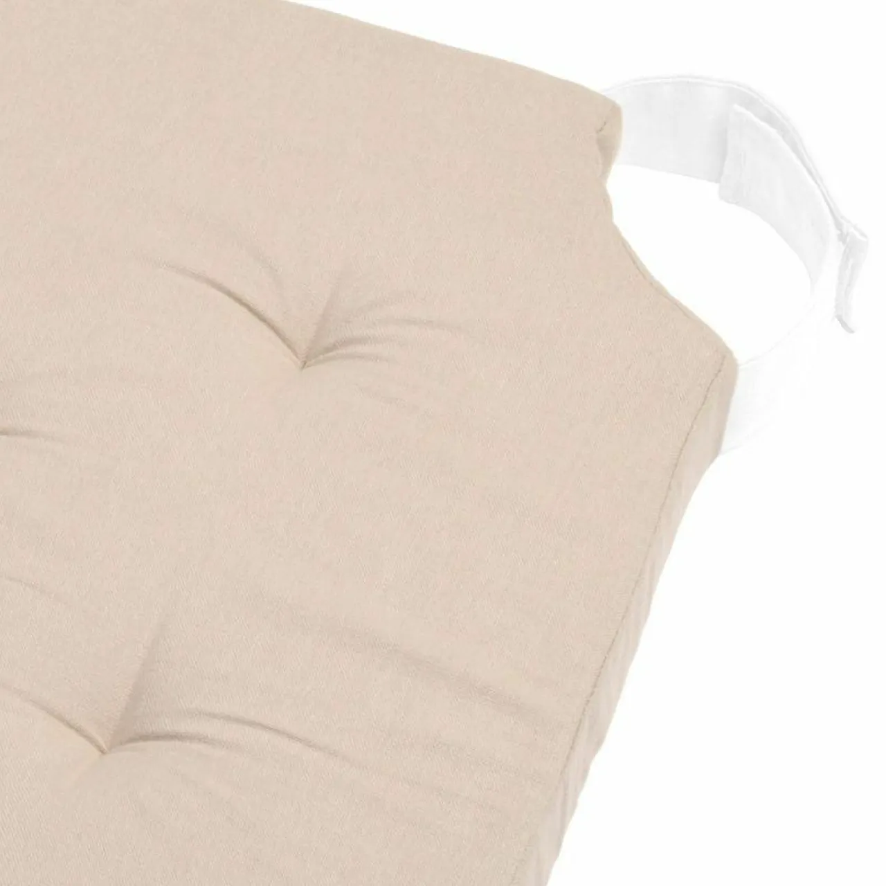 STOF Galette de chaise carrée scratch (38 x 38 cm) Duo Beige Hot
