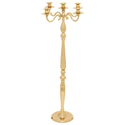 JJA Grand Chandelier en métal (H100 cm) Noël festif Dé Or Clearance