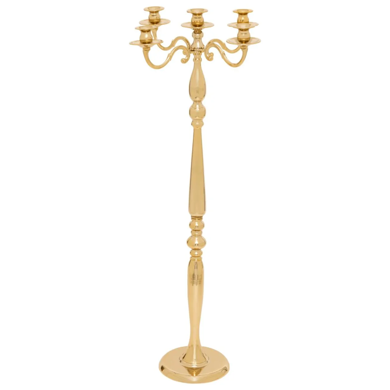 JJA Grand Chandelier en métal (H100 cm) Noël festif Dé Or Clearance