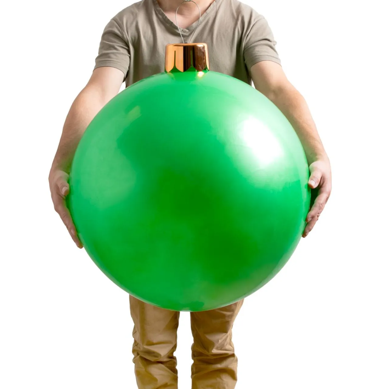 KOOPMAN Grande boule de Noël gonflable (D65 cm) Vert Online
