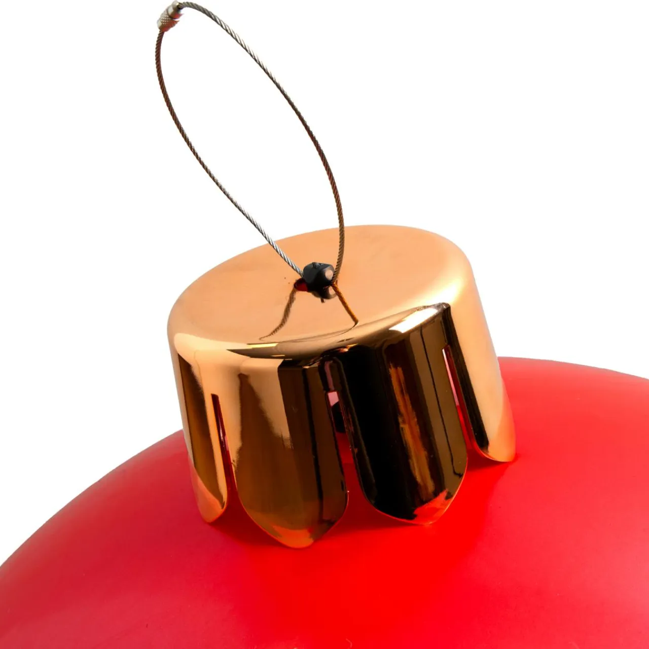 KOOPMAN Grande boule de Noël gonflable (D65 cm) Rouge Hot