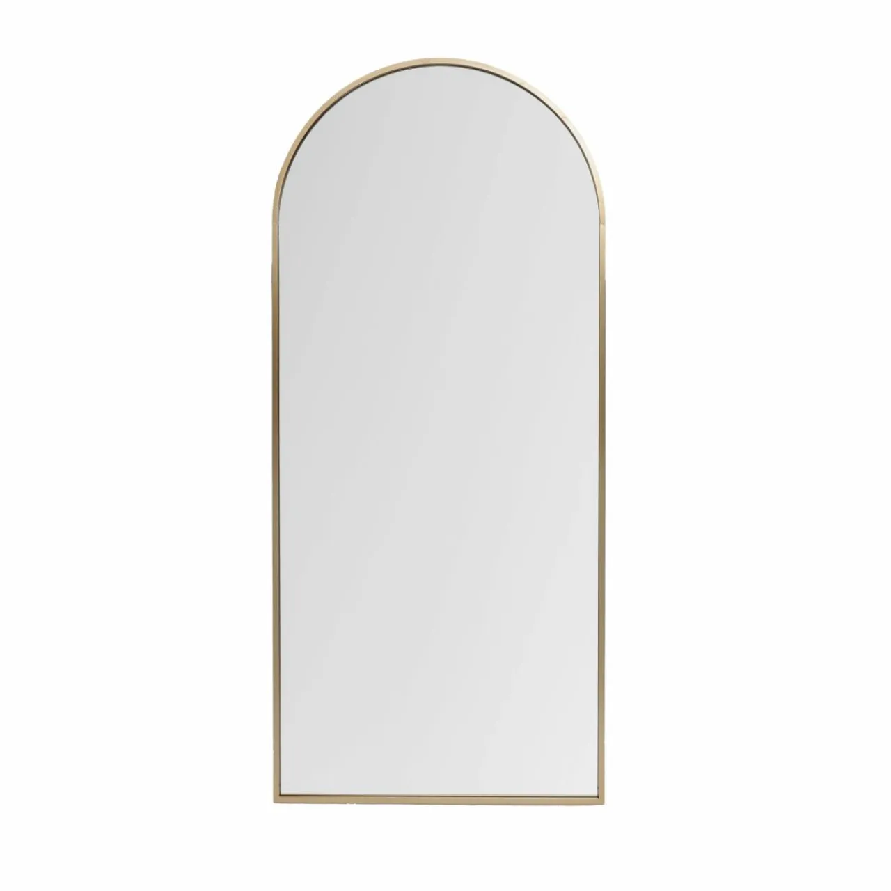 EMINZA Grand Miroir à poser en métal (H180 cm) Dallas Dé Or Clearance