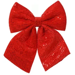 KAEMINGK Grand Noeud de Noël (H32 cm) Sequins Rouge Outlet
