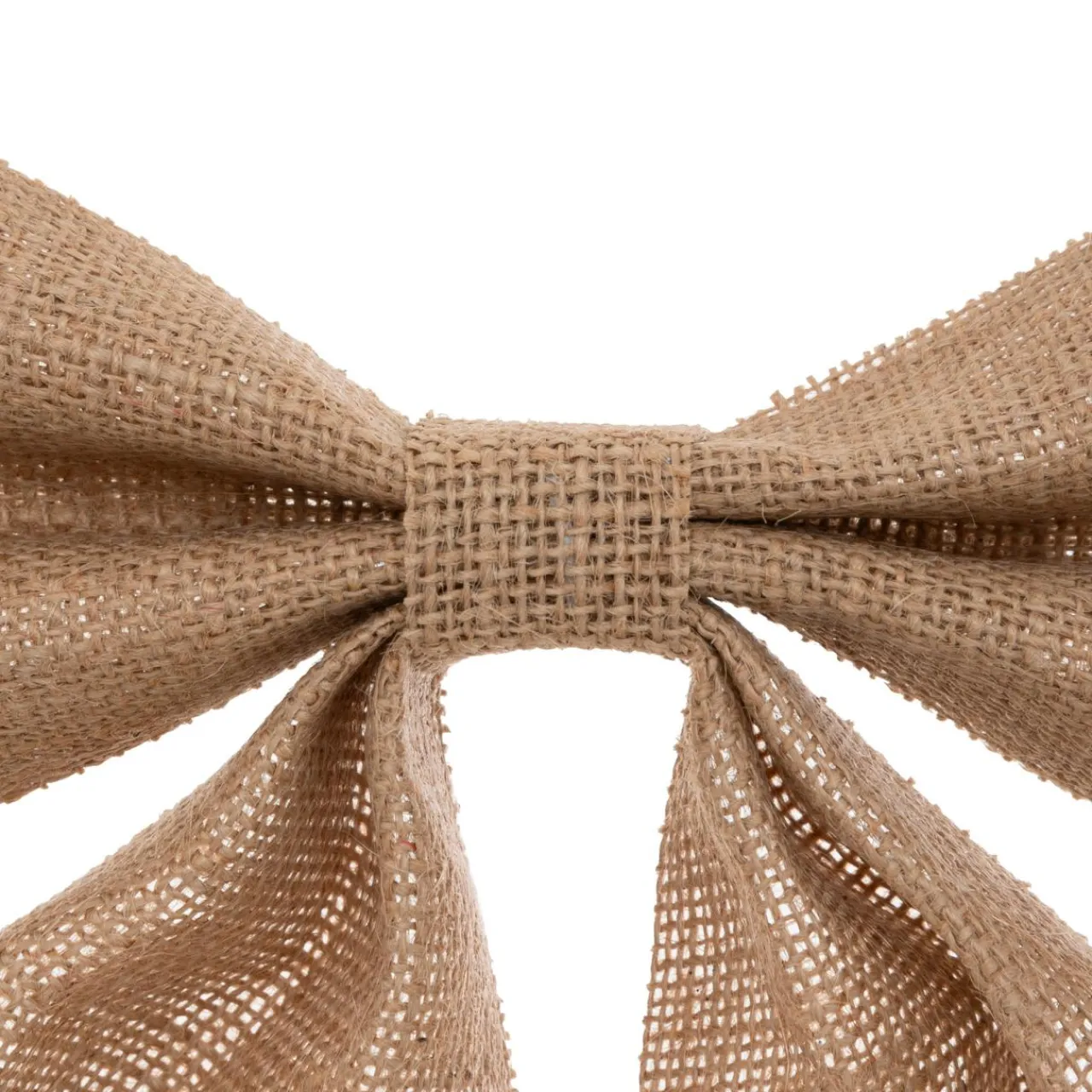 JJA Grand nœud de Noël en jute (H28 cm) Sublimissime Naturel Hot