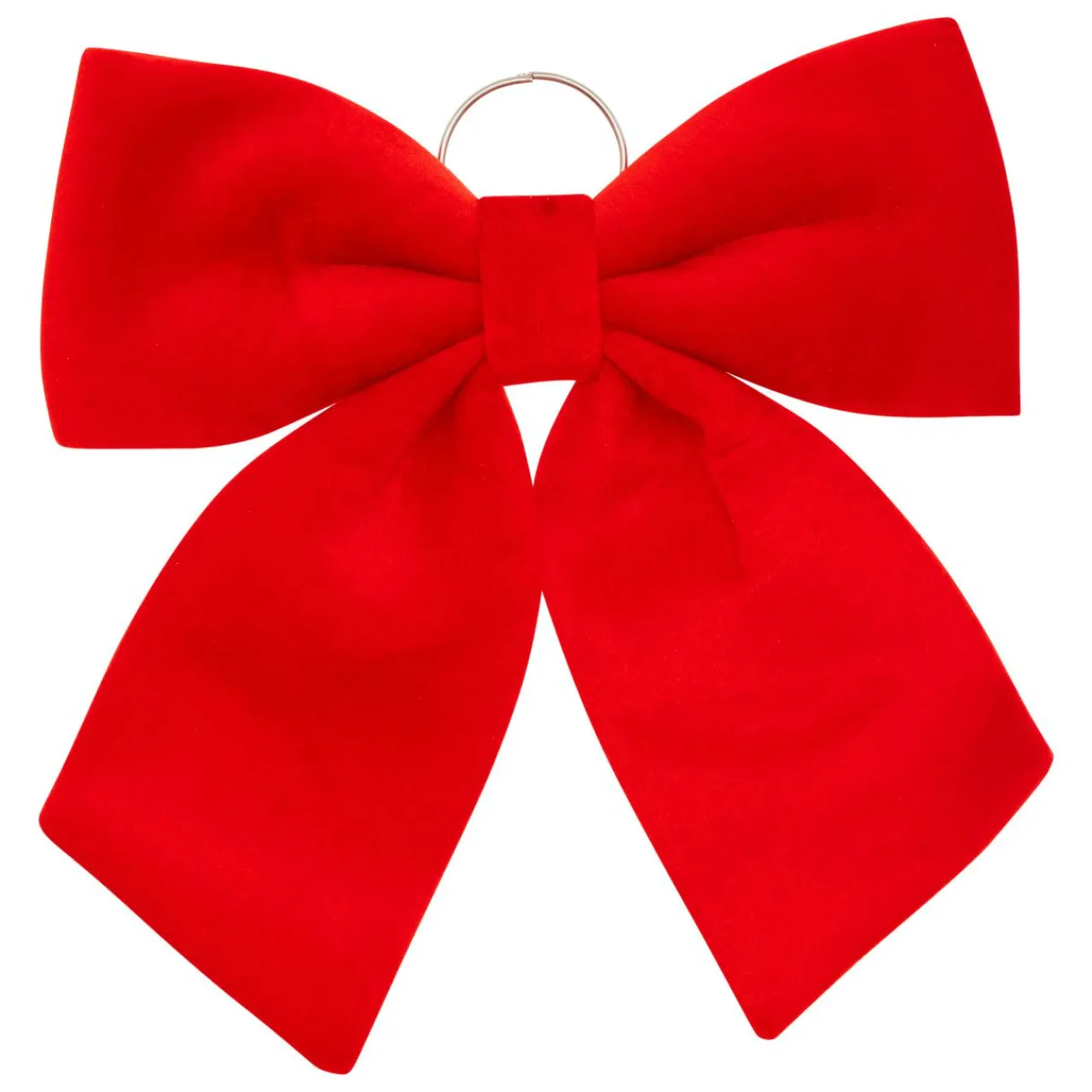 JJA Grand nœud de Noël (H35 cm) Pimlico velours Rouge Best