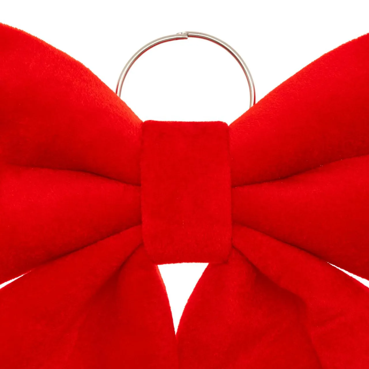 JJA Grand nœud de Noël (H35 cm) Pimlico velours Rouge Best