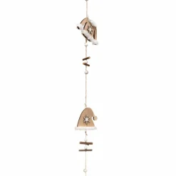 Feeric Lights & Christmas Guirlande déco en bois (1,5 m) Bonnets et manteaux Naturel Online
