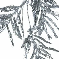 KAEMINGK Guirlande de feuille (150 cm) Glacier Argent Online