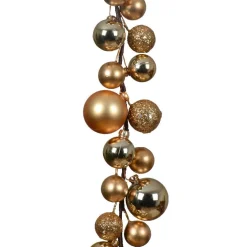 KAEMINGK Guirlande de Noël (180 cm) Boules de Noël Or Clearance