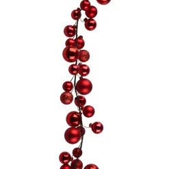 KAEMINGK Guirlande de Noël (180 cm) Boules de Noël Rouge Online