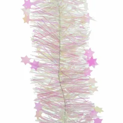 KAEMINGK Guirlande de Noël (270 cm) Etoilée Blanc irisé Online