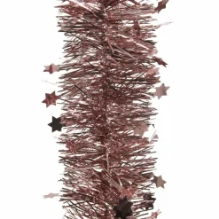 KAEMINGK Guirlande de Noël (D10 cm) étoilée Alpine Vieux rose Online