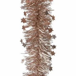 KAEMINGK Guirlande de Noël (D9 cm) étoilée Alpine Rose pétillant Clearance