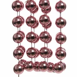 KAEMINGK Guirlande de perle (270 cm) Dana Vieux rose Best