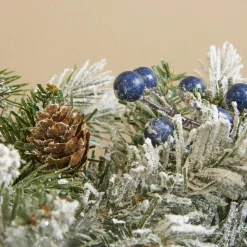 KAEMINGK Guirlande de sapin (270 cm - D20) Aspen Vert enneigé Sapin enneigé Hot