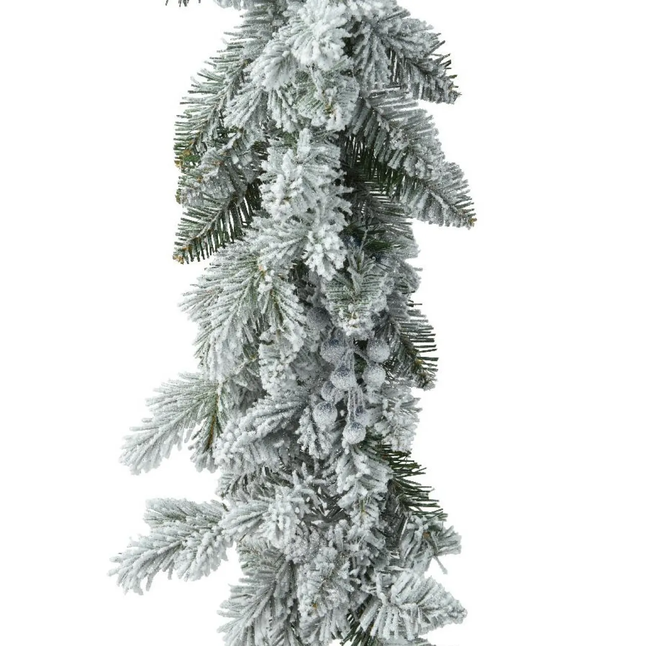 KAEMINGK Guirlande de sapin (270 cm - D20) Aspen Vert enneigé Sapin enneigé Hot