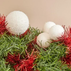 JJA Guirlande de sapin (270 cm) Festivités et Verte Rouge Discount