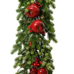 KAEMINGK Guirlande de sapin (180 cm) Pommes sucrées Rouge Online